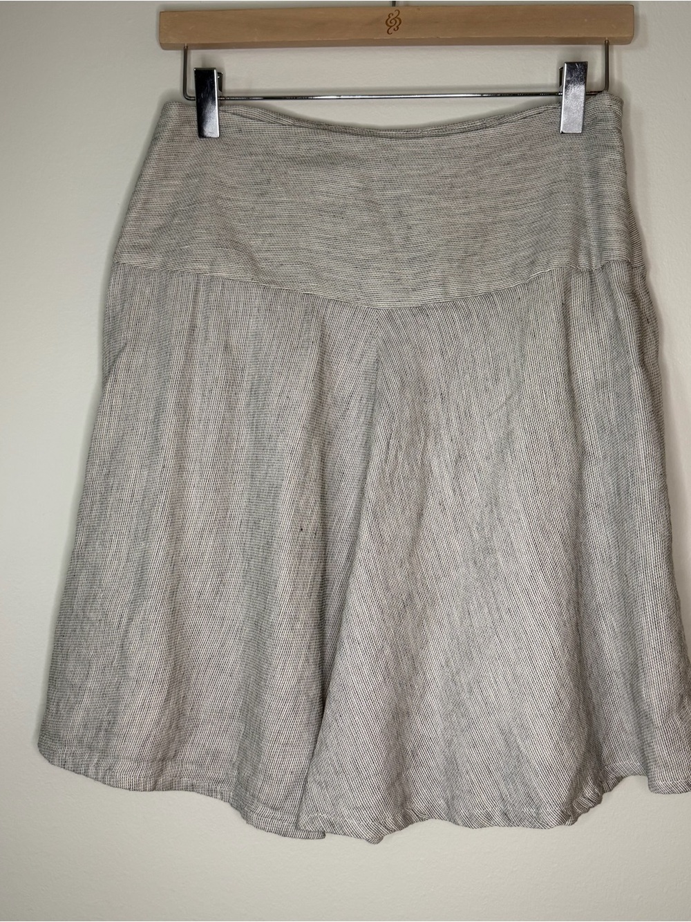CAbi Beige/Taupe Circle Skirt size 2